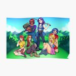 Stardew Valley Girls Poster RB3005 product Offical Stardew Valley Merch